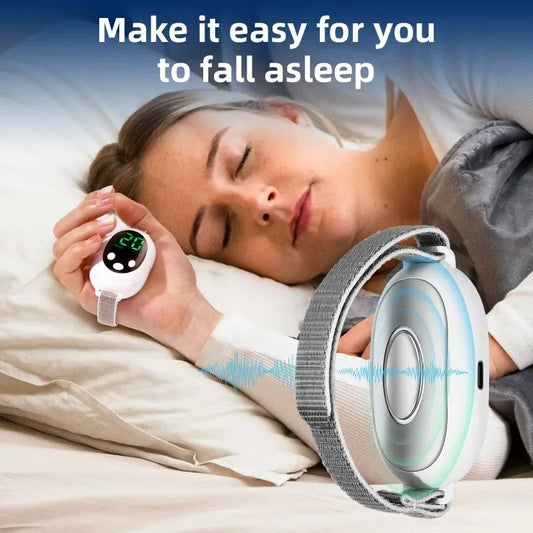Two modes, 20 levels of intensity, intelligent sleep device, anxiety relief, neurological sleep, insomnia, and soothing device