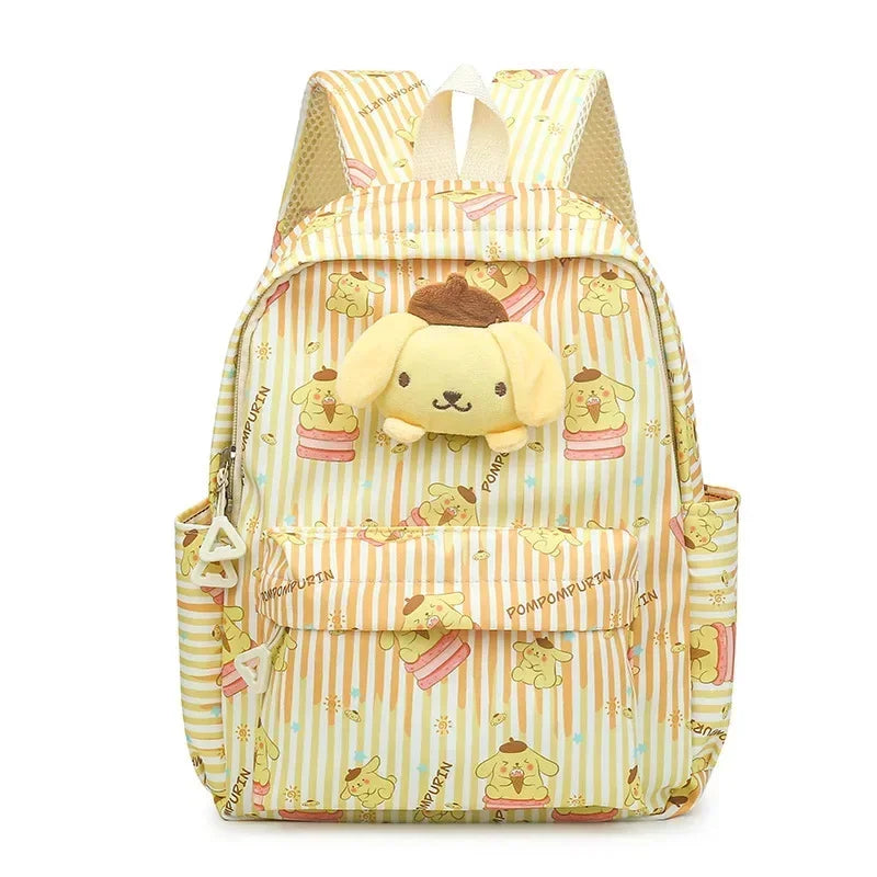 New Fashionable Sanrio Children's School Bag My Melody Kuromi Cinnamoroll Hello Kitty Cute Large Capacity Children's Backpack